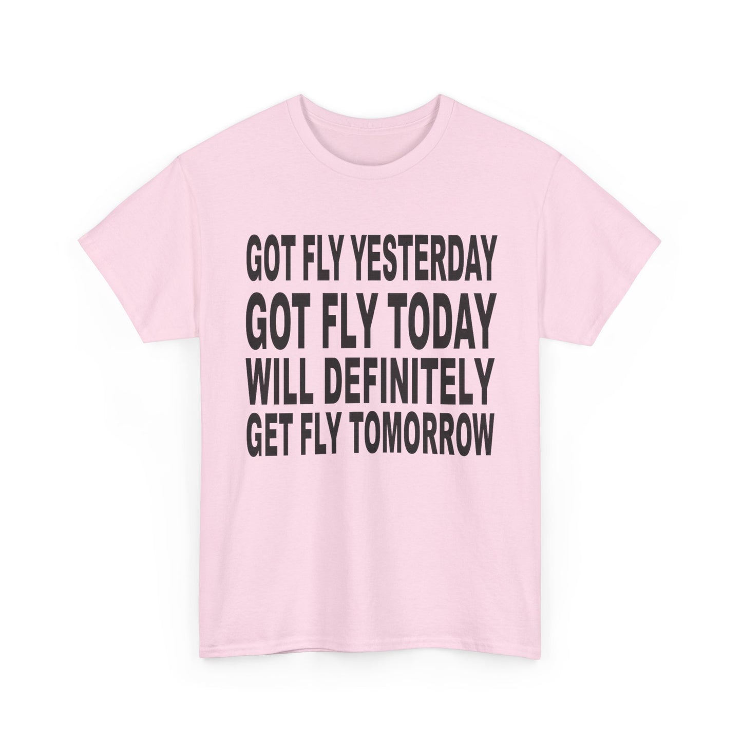Got Fly Today Unisex Heavy Cotton Tee, Motivational T-Shirt, Gift for Pilots, Aviation Enthusiast Apparel, Fly Theme Shirt