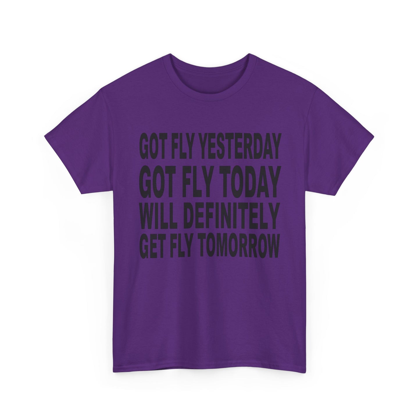 Got Fly Today Unisex Heavy Cotton Tee, Motivational T-Shirt, Gift for Pilots, Aviation Enthusiast Apparel, Fly Theme Shirt