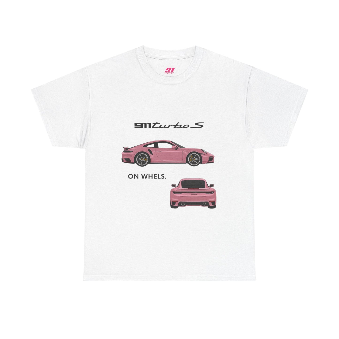 Pink Porsche 911 Tee